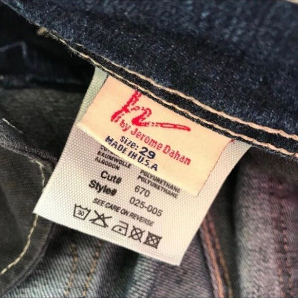 Citizens of Humanity Crop Dark Denim Jeans Rolled Cuff COH size 29 Capri MINT! - Picture 3 of 9